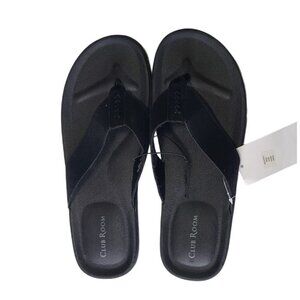 CLUB ROOM, manmade sandals, for men, Black color, Size 11M, NWT.
